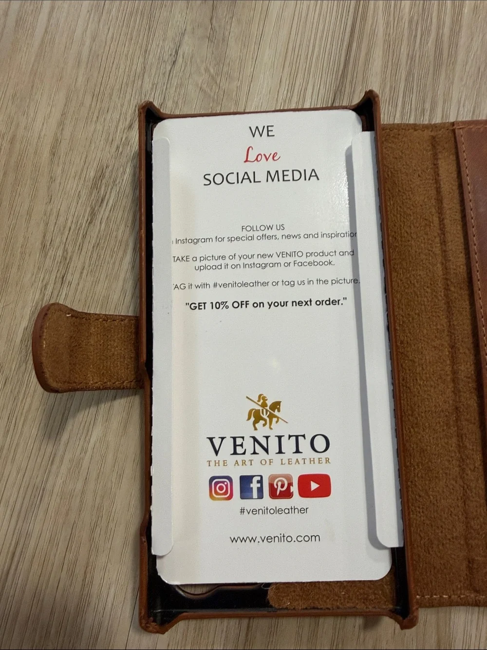 Venito Florence Detachable Leather Wallet Case Samsung Galaxy S23 Ultra RFID